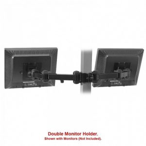 DUAL TILT DOUBLE MONITOR HOLDER : #DVMH