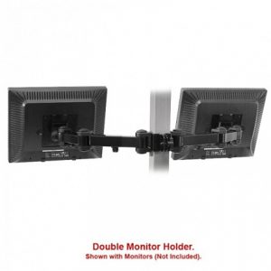 DUAL TILT DOUBLE MONITOR HOLDER : #DVMH