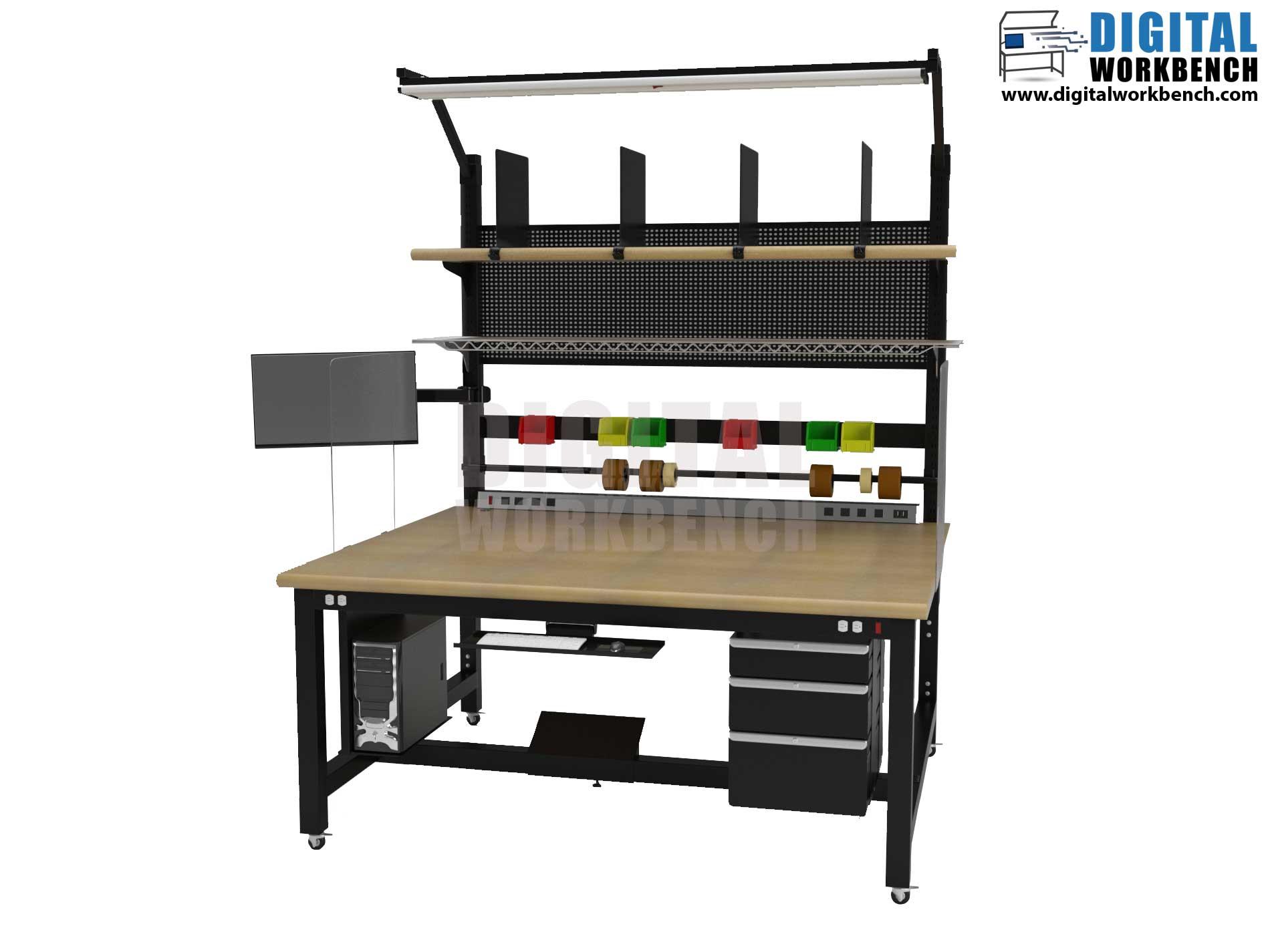 PRO3060-BUTCHERBLOCK White BG